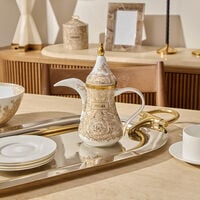 Barocco Coffee Pot Beige versace barocco coffee pot beige