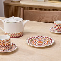 missoni home iconic bread   butter plate round 15 cm set of 2