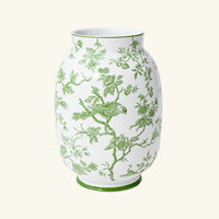 Albertine Vase Round Medium Green bernardaud albertine vase round medium green