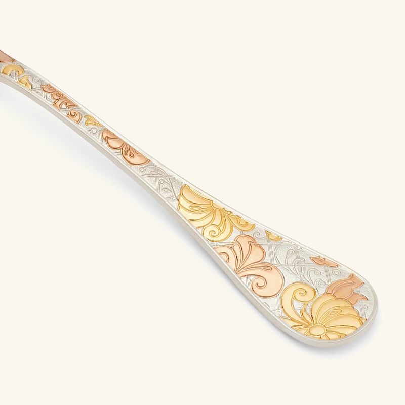christofle jardin d eden fork gold