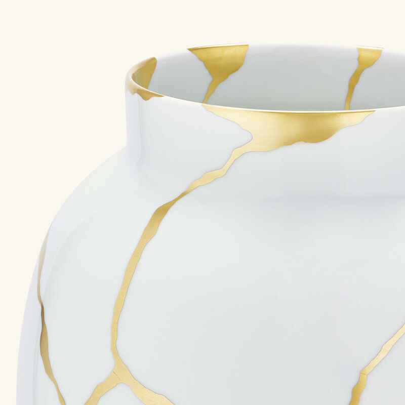 bernardaud kintsugi white large vase