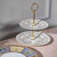 versace medusa gala etagere cake stand white