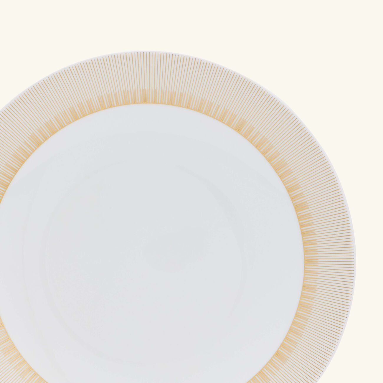 bernardaud sol dish round gold 29cm