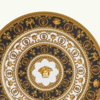 versace i love baroque charger plate round gold 33cm