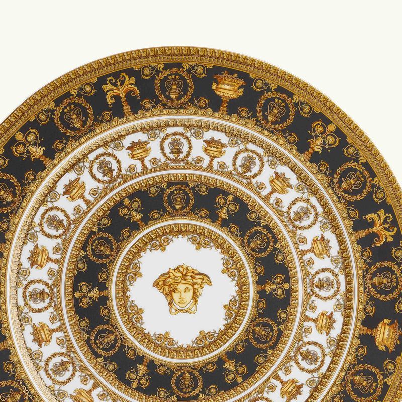 versace i love baroque charger plate round gold 33cm