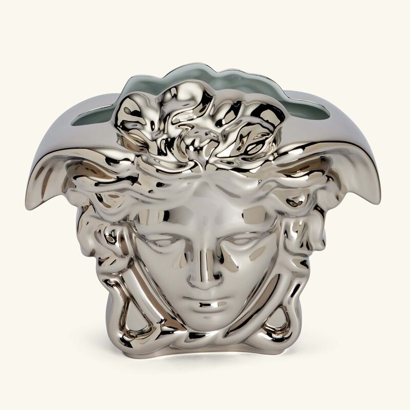 Medusa Grande Vase Medium Silver versace medusa grande vase medium silver
