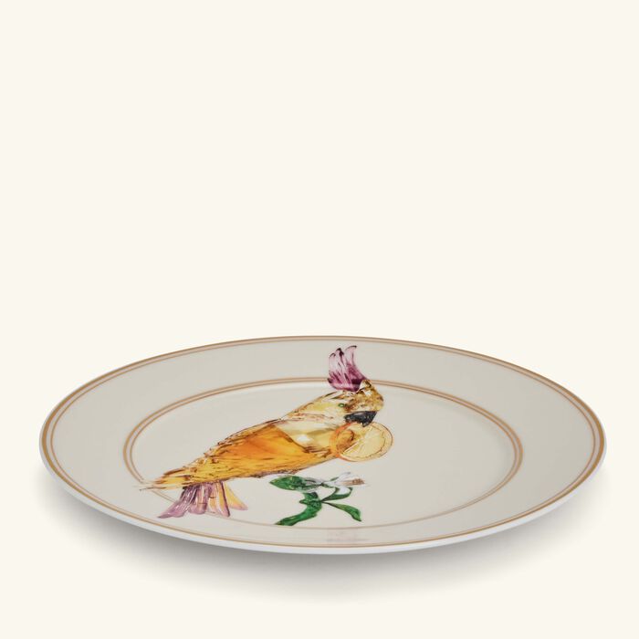 rosenthal idyllia bread butter plate round cockatoo 18 cm