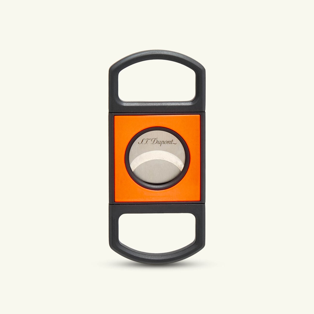 st dupont guillotine cigar cutter orange