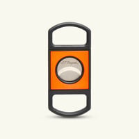 st dupont guillotine cigar cutter orange