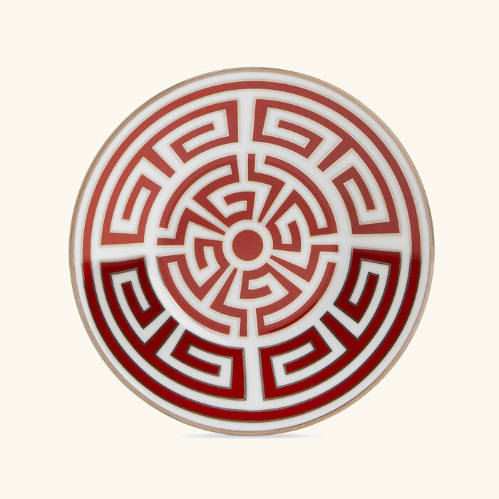 جينوري 1735 طقم لابيرينتو مؤلف من صحنين للإسبريسو باللون الأحمر