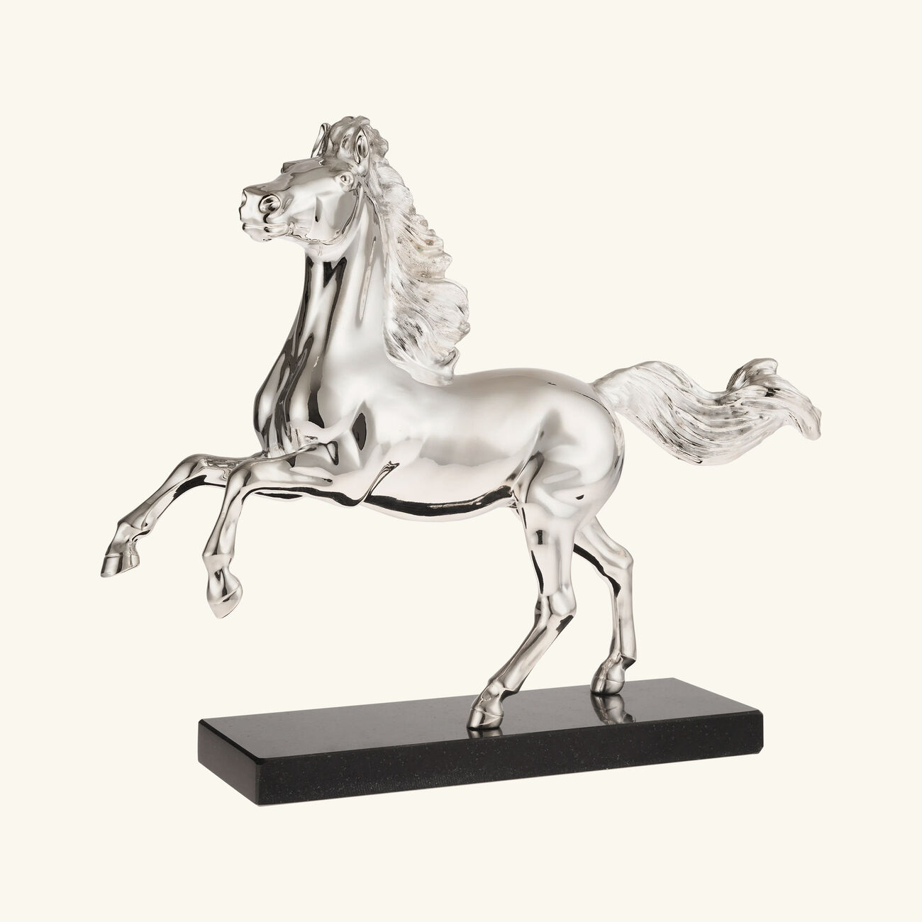 Lunar New Year Horse Sculpture Silver Plated christofle lunar new year horse sculpture silver plated