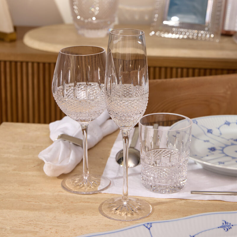 Mastercraft Irish Champagne Glasses Set Of 2 waterford mastercraft irish champagne glasses set of 2