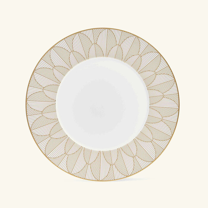 christofle malmaison imp riale dinner plate round gold 27cm
