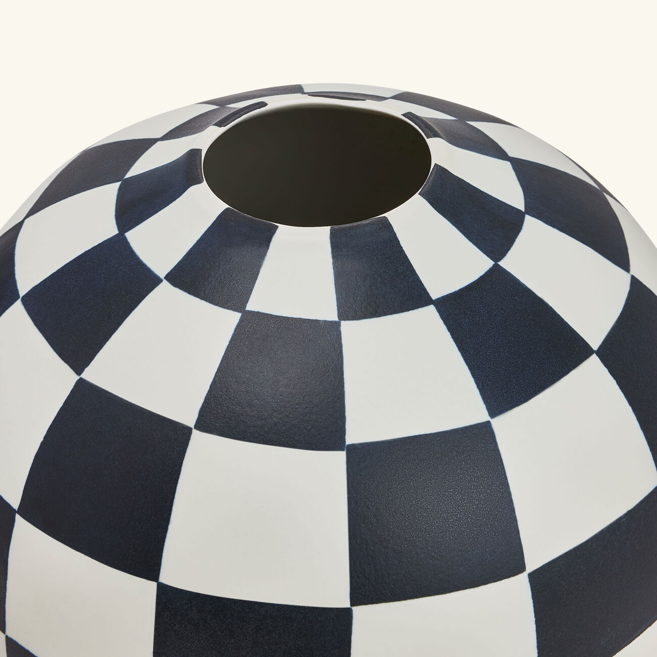 l objet damier vase medium white