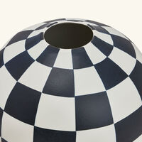 l objet damier vase medium white