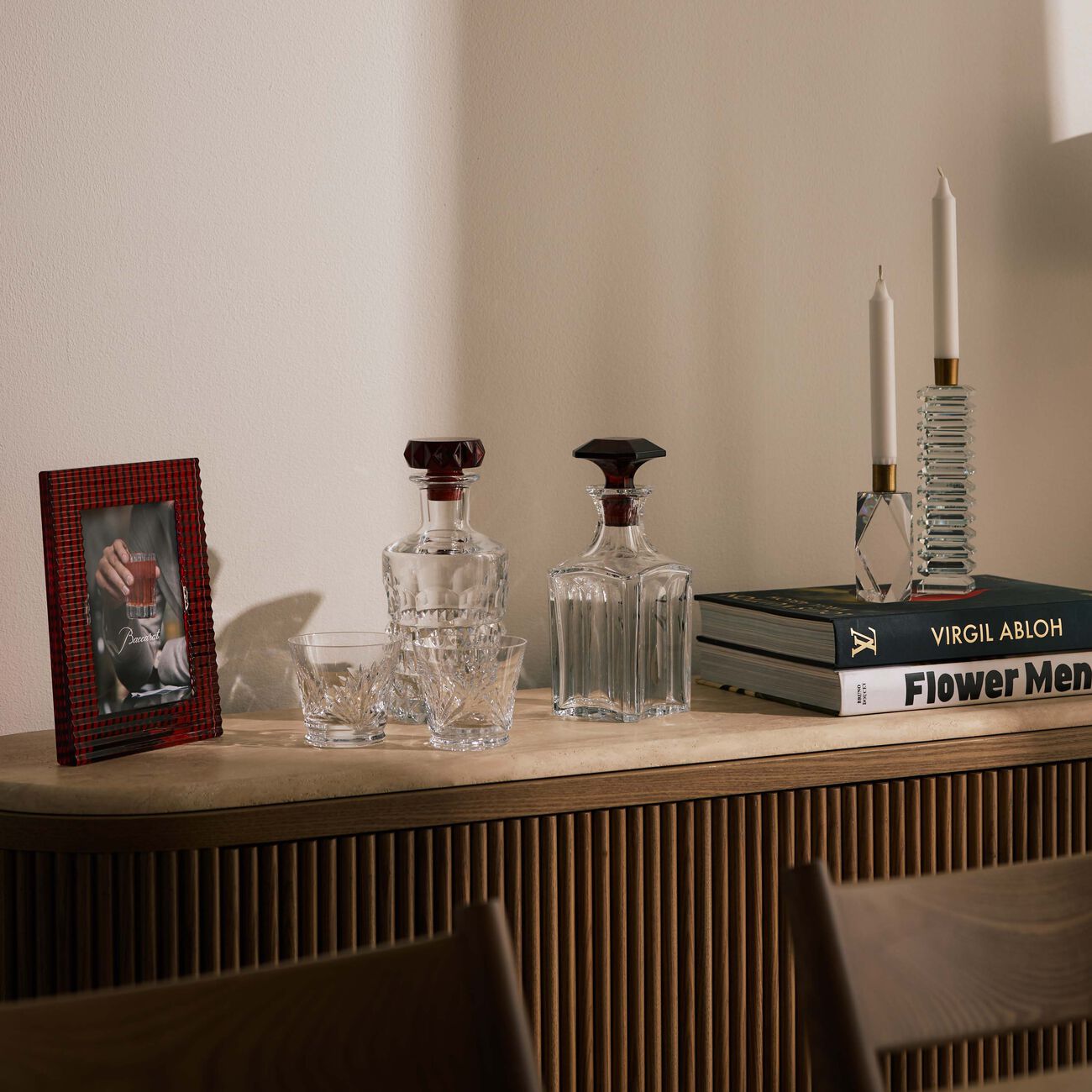 Luxor Decanter Red baccarat luxor decanter red