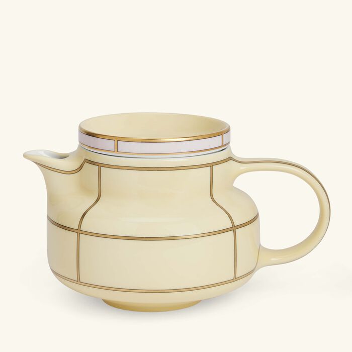 ginori 1735 diva teapot yellow