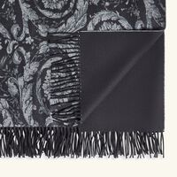 versace barocco renaissance plaid blanket