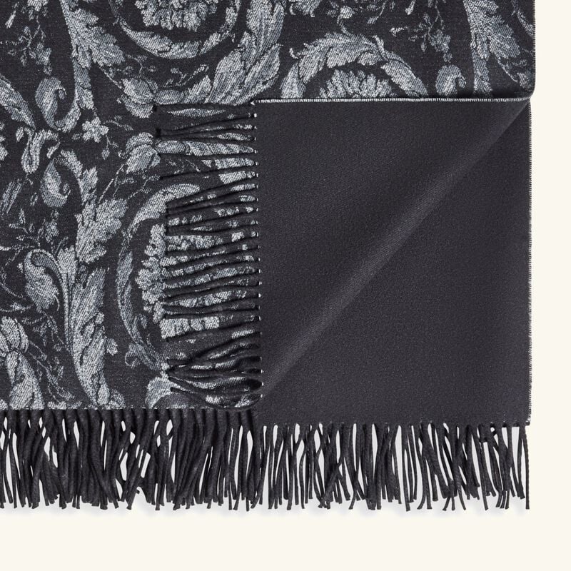 versace barocco renaissance plaid blanket