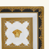 versace i love baroque trinket tray square black