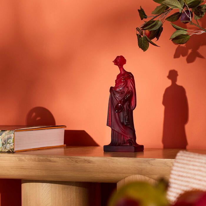 daum tanagra exclusive greek sculpture red