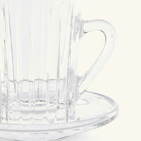 mario cioni c tazzina tea cup saucer clear