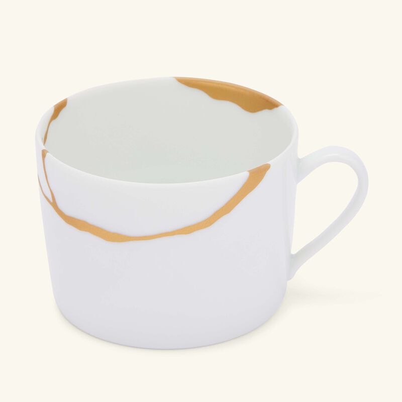 برناردو kintsugi charbon teacups and saucers   set of 2