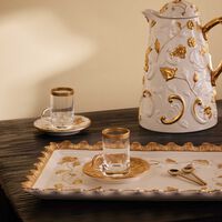 villari taormina arabic tea cup gold