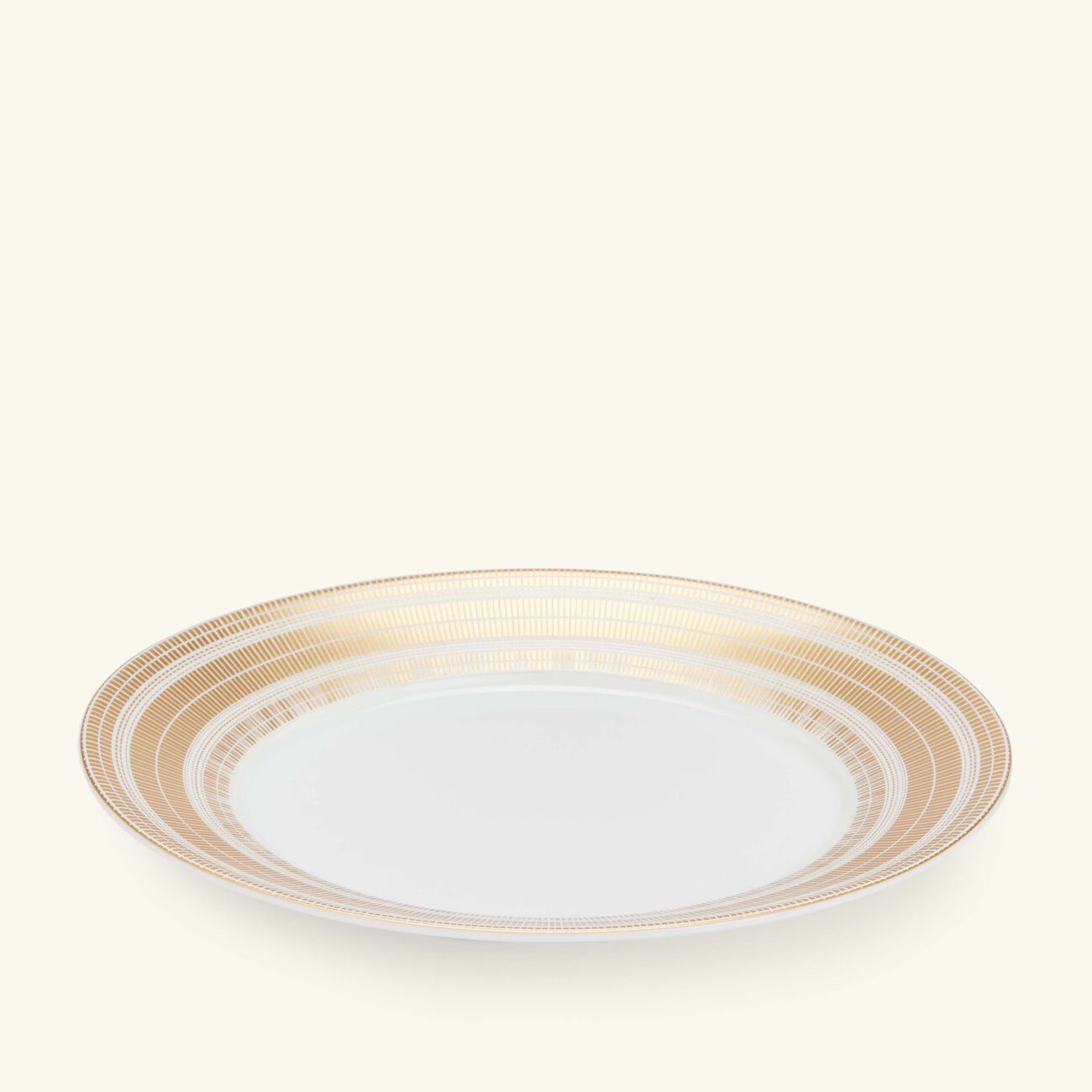 bernardaud canisse serving plate oval gold