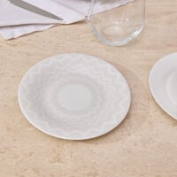 missoni home zig zag bread   butter plate round white 15 cm set of 2