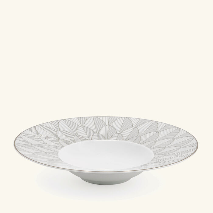 christofle malmaison imp riale soup plate white 27cm
