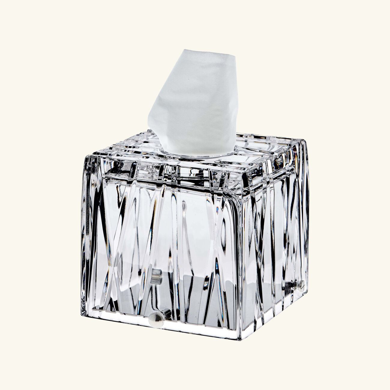 mario cioni c crystal tissue box clear
