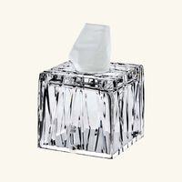 mario cioni c crystal tissue box clear