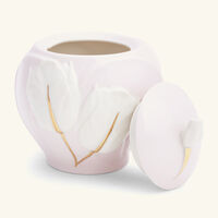 villari tulip sugar bowl pink