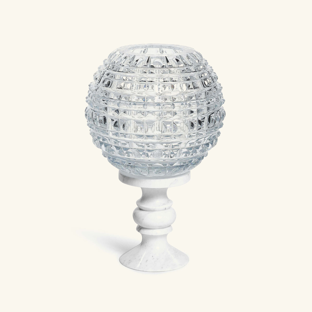 baccarat new antique solar vase clear extra large