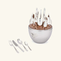 christofle mood dubai skyline set 24 pieces silver plated