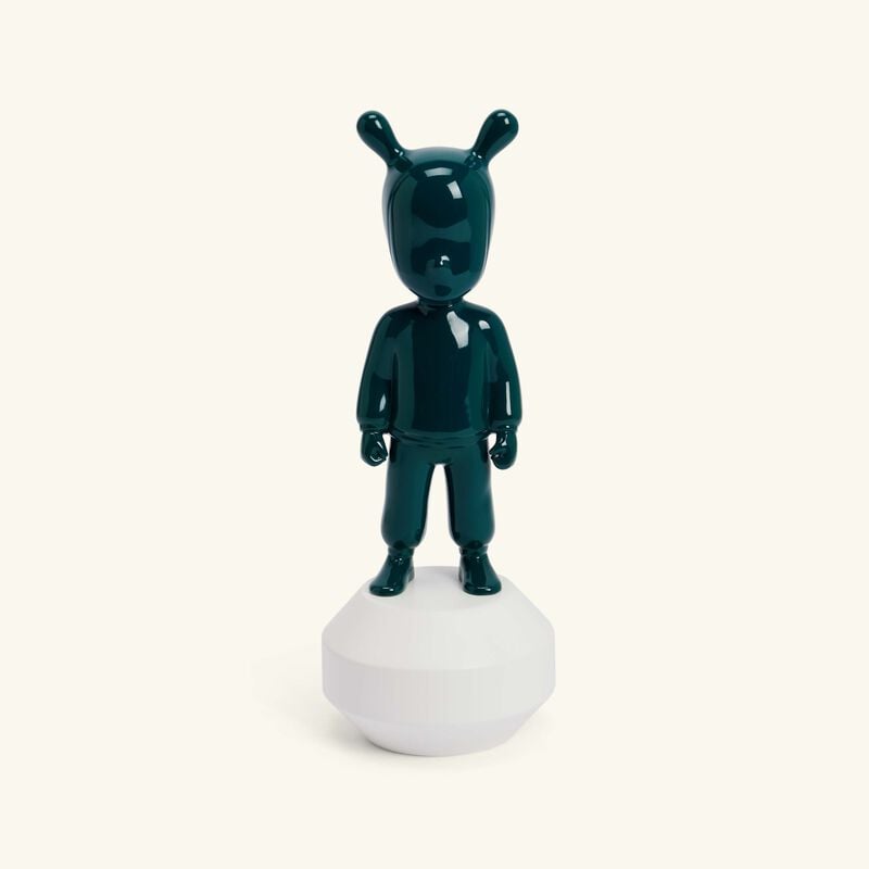lladro the guest sculpture dark small green