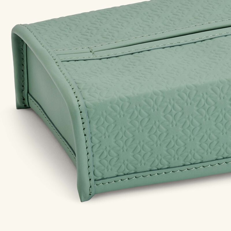 Elie Saab Monogram Tissue Holder Agata Green giobagnara elie saab monogram tissue holder agata green