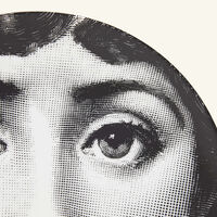fornasetti tema e variazioni no 137 wall plate yellow