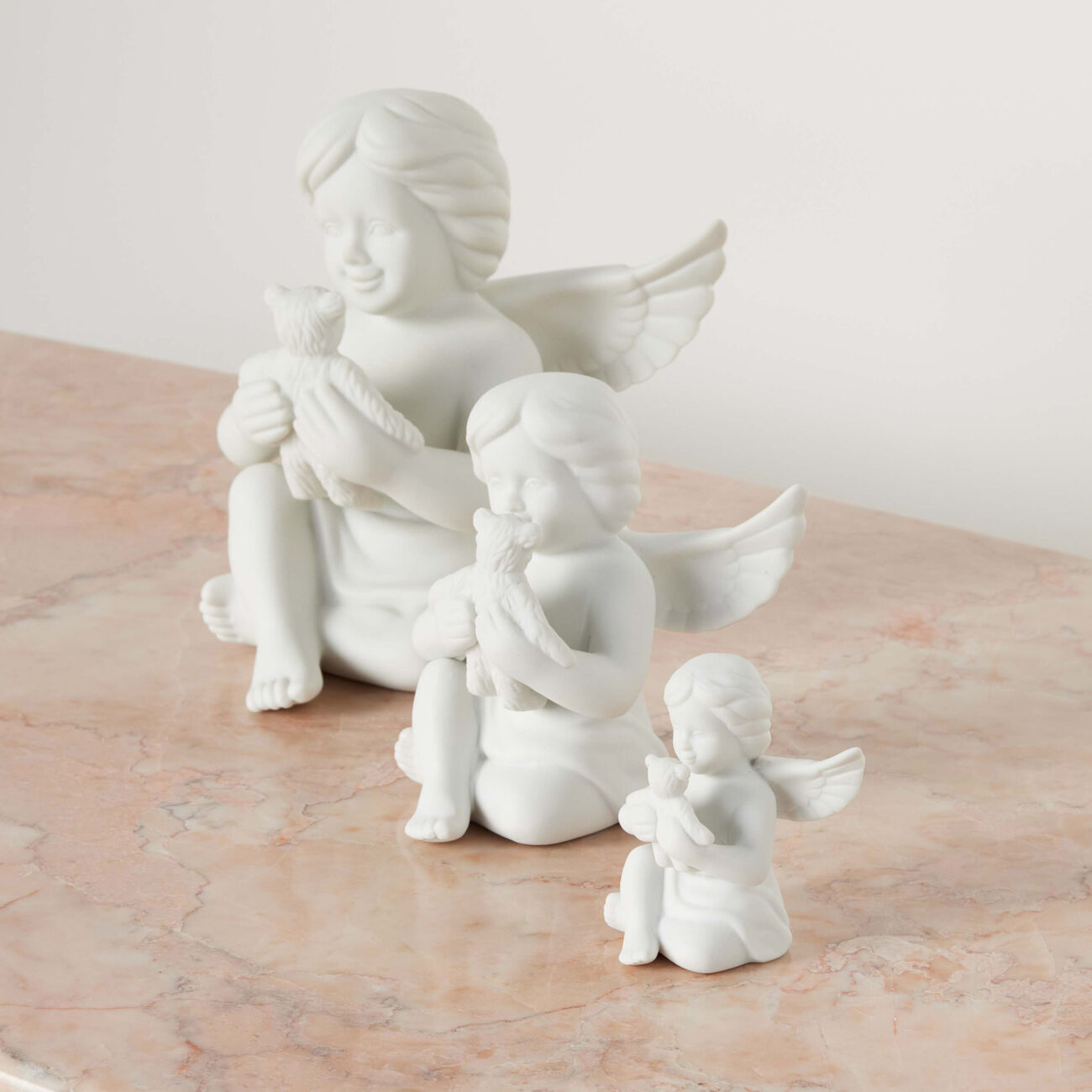rosenthal weiss matt angel figurine mini white