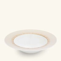 bernardaud sol rim soup plate round white 23cm