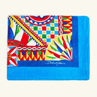 dolce gabbana casa carretto beach towel pattern