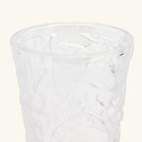 Merles et Raisins Vase Small Clear lalique merles et raisins vase small clear