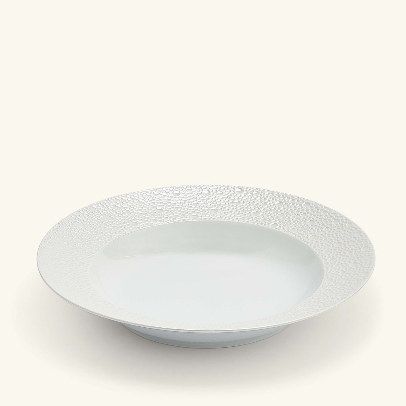 bernardaud ecume soup bowl round white 23cm