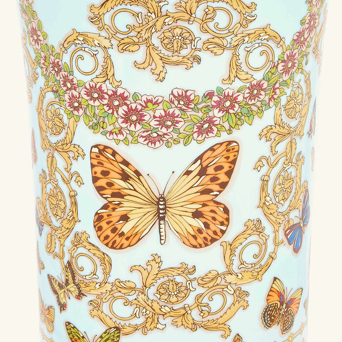 le jardin de versace vase medium blue