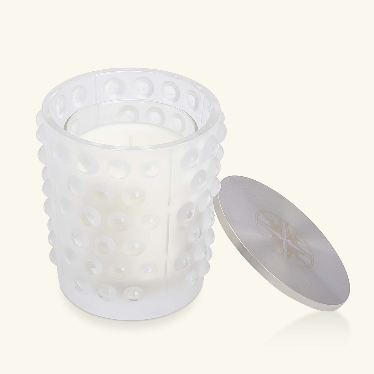 lalique mossi candle vase