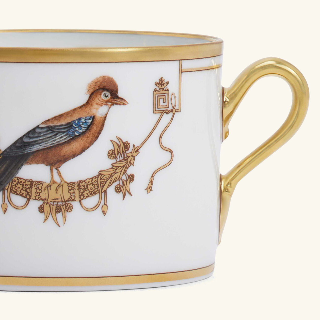 Volière Tea Cup Gold ginori 1735 voli re tea cup gold