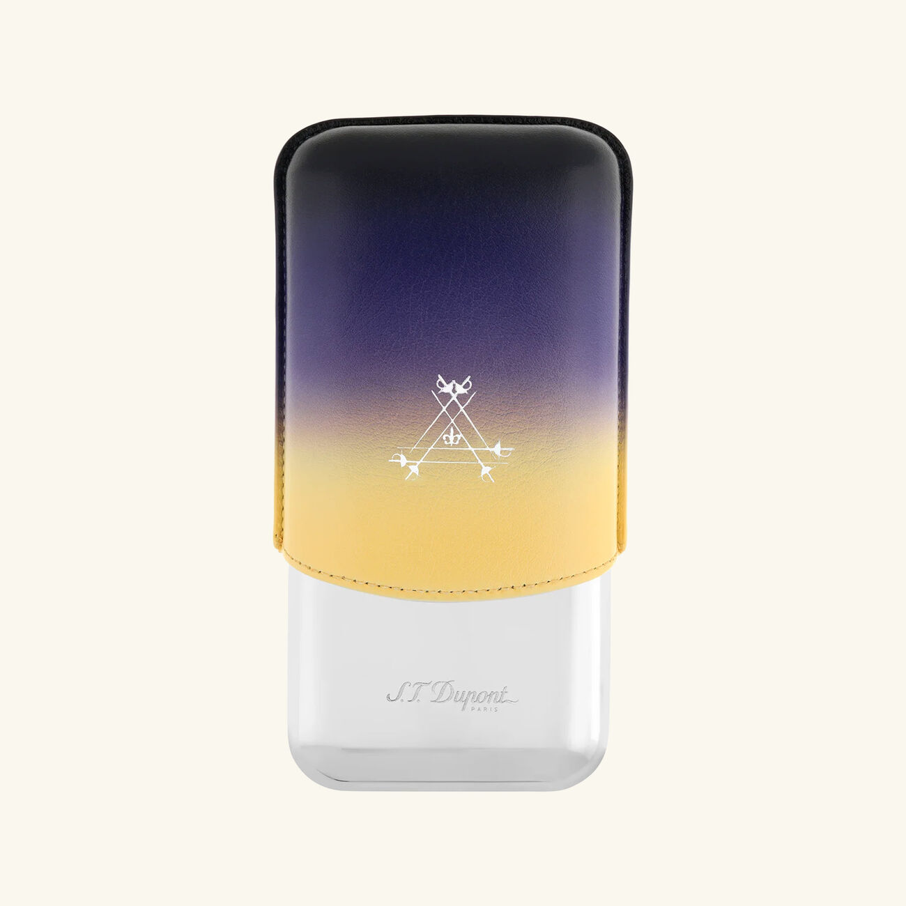 Montecristo 3 Cigar Case Blue st dupont montecristo 3 cigar case blue