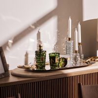 edion iris green candle   diffuser set