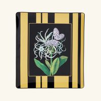 Natura Jonquille De Mer Serving Platter Rectangular Black 22cm bernardaud natura jonquille de mer serving platter rectangular black 22cm